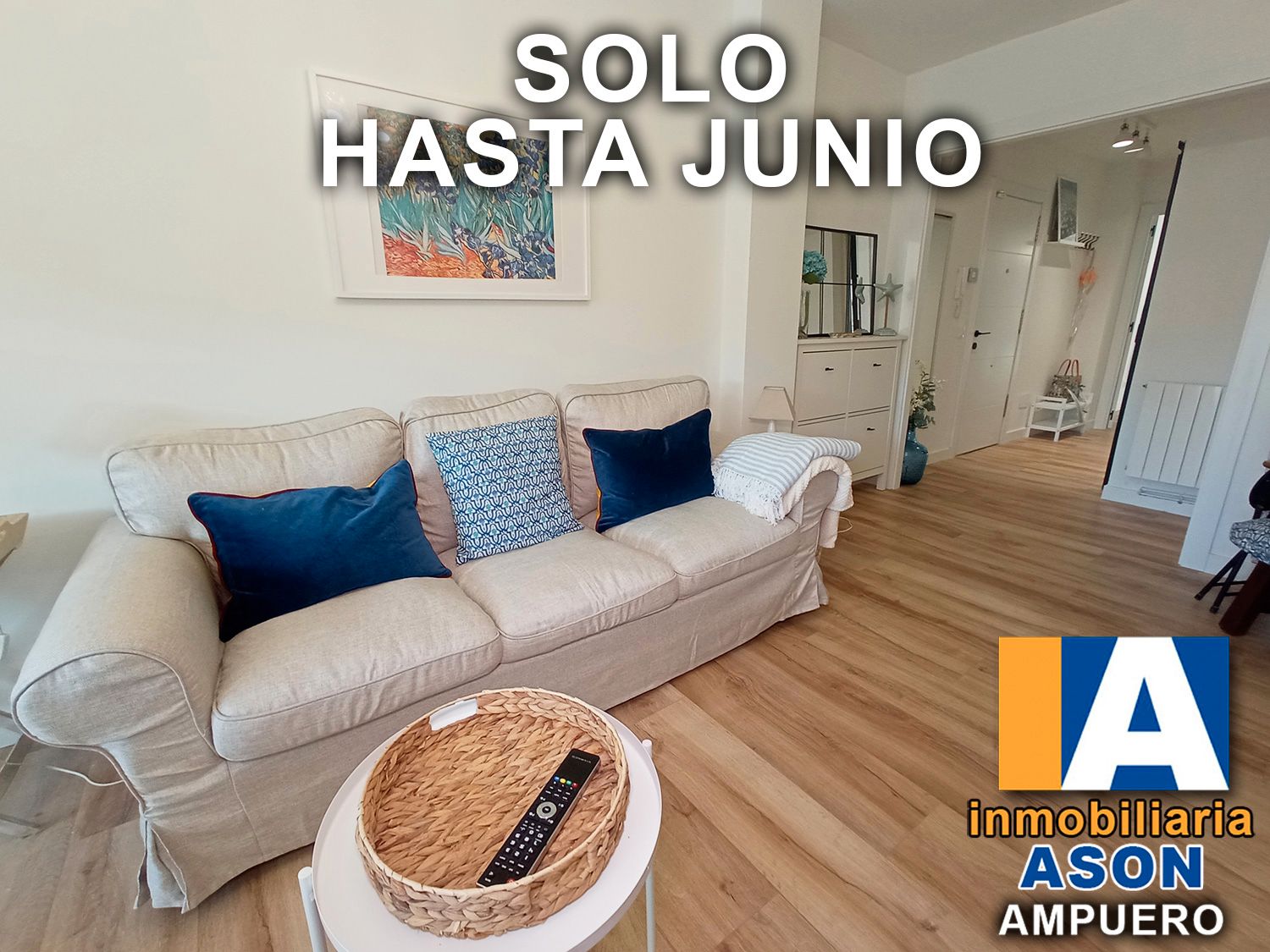 Living room of Flat to rent in Ampuero  with Heating, Parquet flooring and Terrace