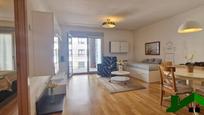 Living room of Flat for sale in Bilbao   with Heating, Terrace and Furnished