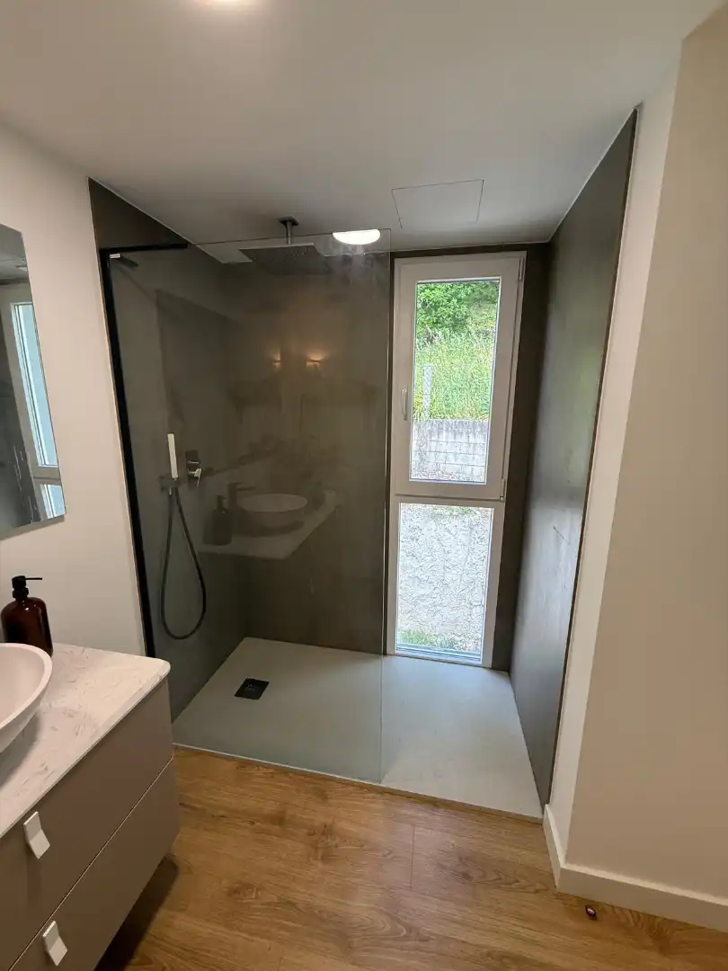 Baño de Casa o chalet de alquiler en Moaña con Aire acondicionado, Calefacción y Jardín privado