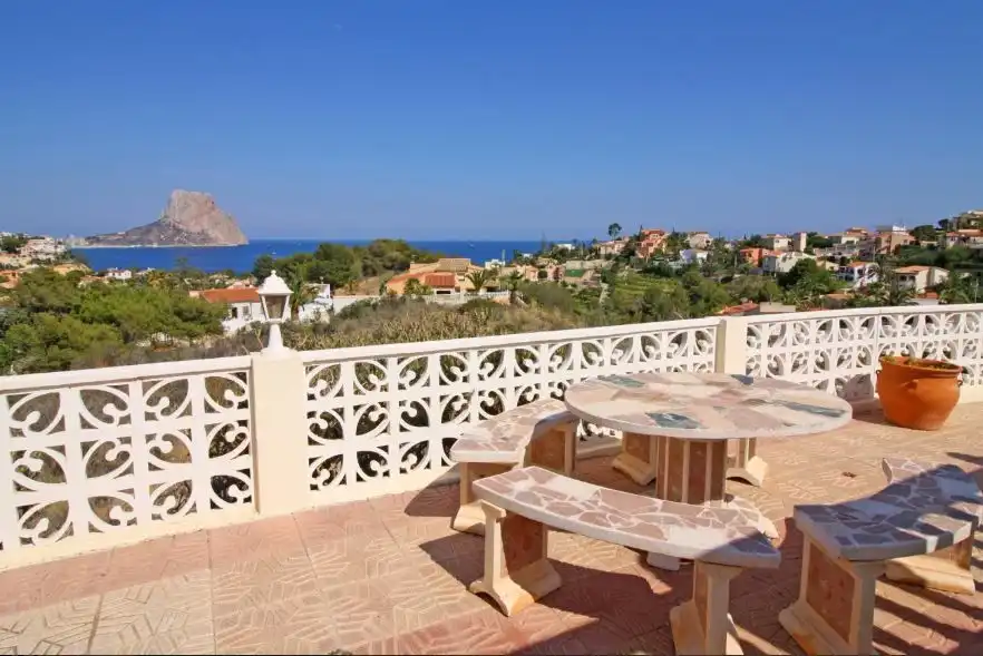 Terrace of Houses for sale in Calpe / Calp  with Air Conditioner and Swimming Pool