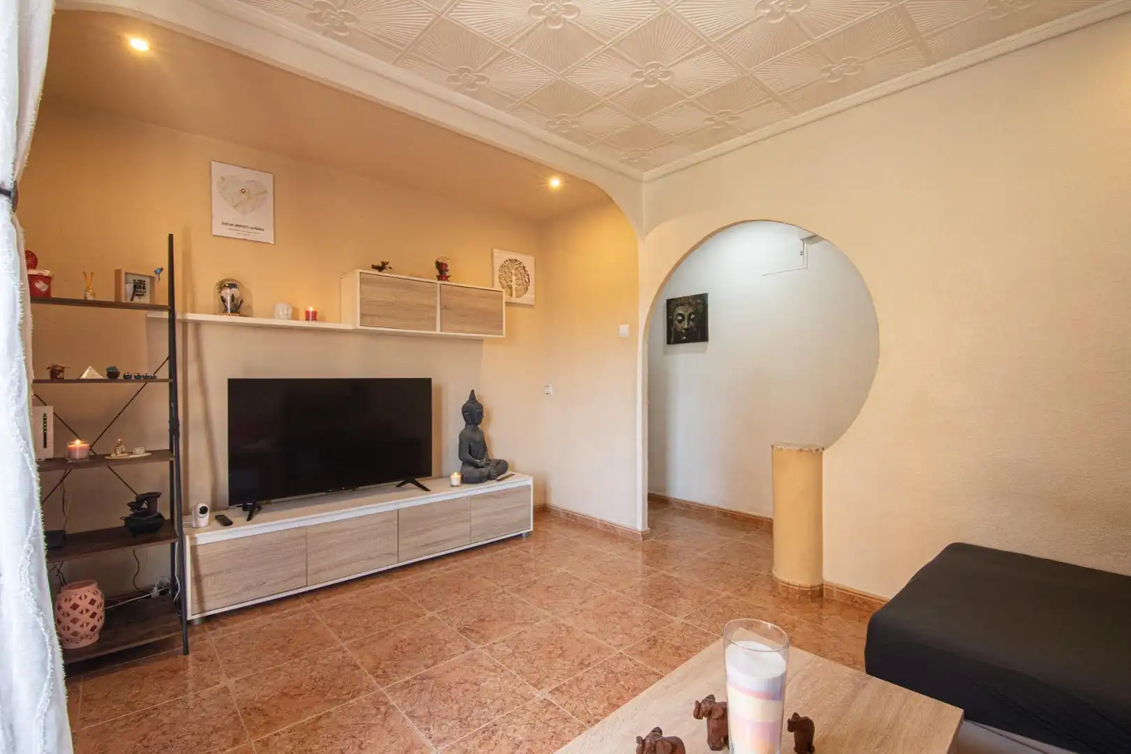 Living room of Flat for sale in Elche / Elx  with Air Conditioner, Storage room and Balcony