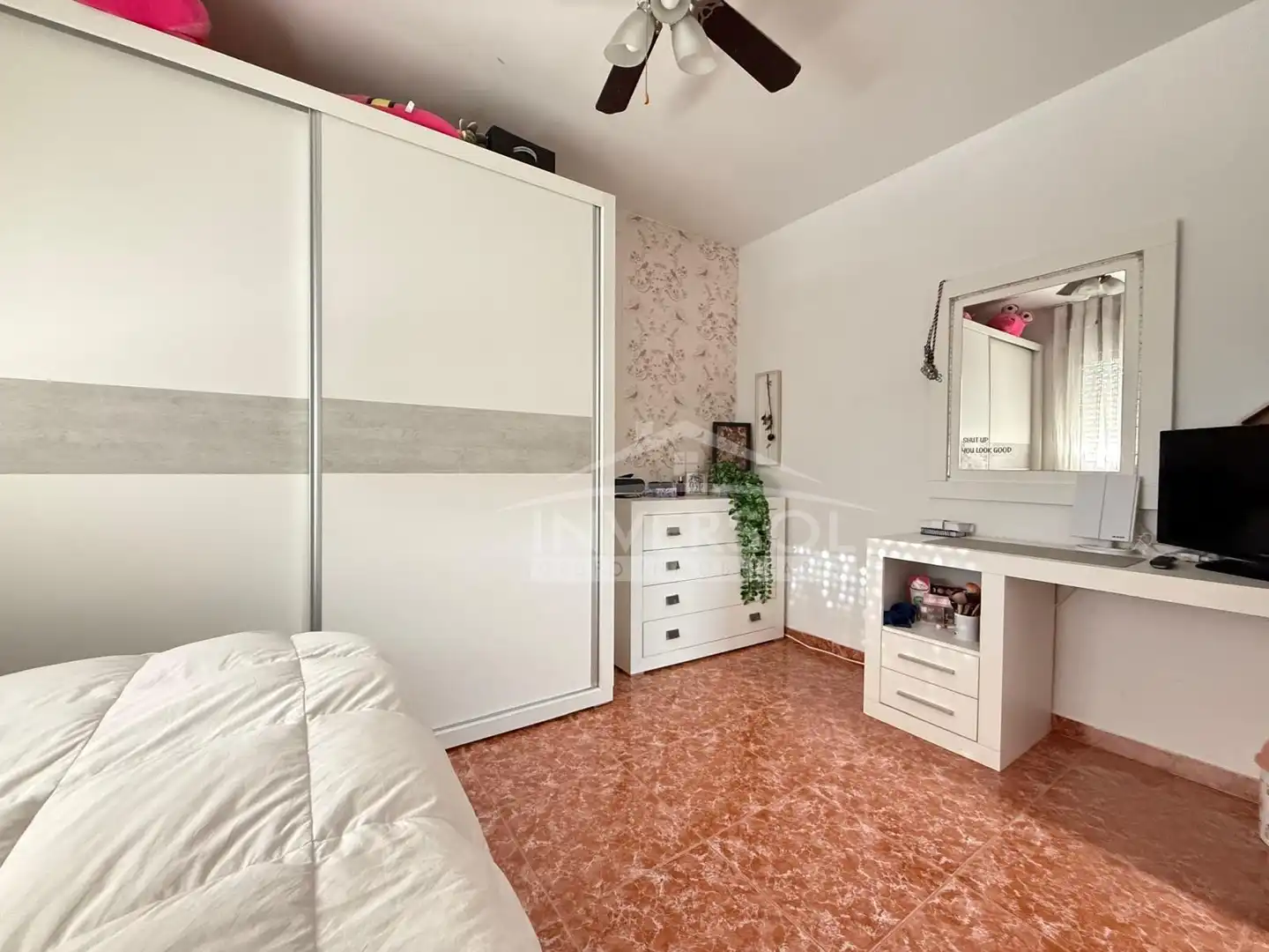 Schlafzimmer von Einfamilien-Reihenhaus zum Verkauf in El Ejido mit Klimaanlage, Heizung und Abstellraum