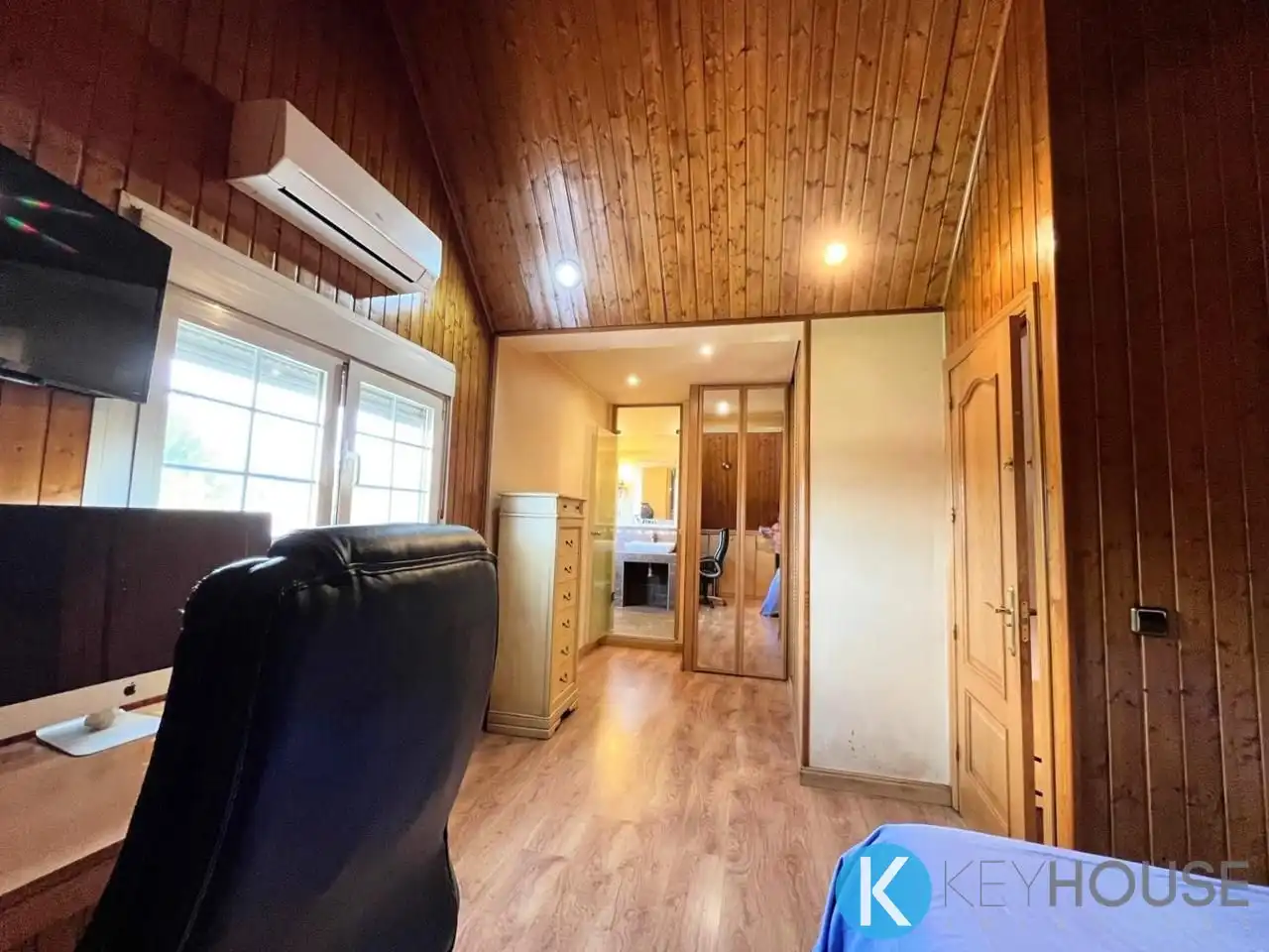 Habitación de Casa o chalet en venta en Villar del Olmo con Aire acondicionado, Jardín privado y Piscina