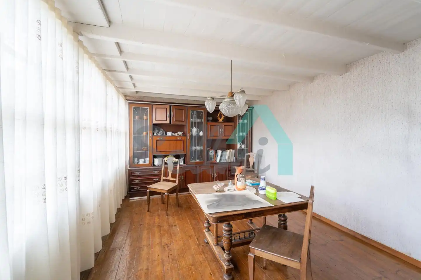 Dining room of Houses for sale in Valdés - Luarca  with Private garden and Parquet flooring