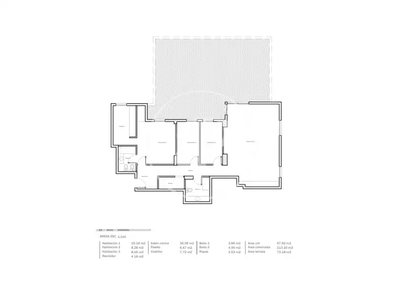 Wohnung zum Verkauf in Esplugues de Llobregat mit Klimaanlage, Heizung und Privatgarten