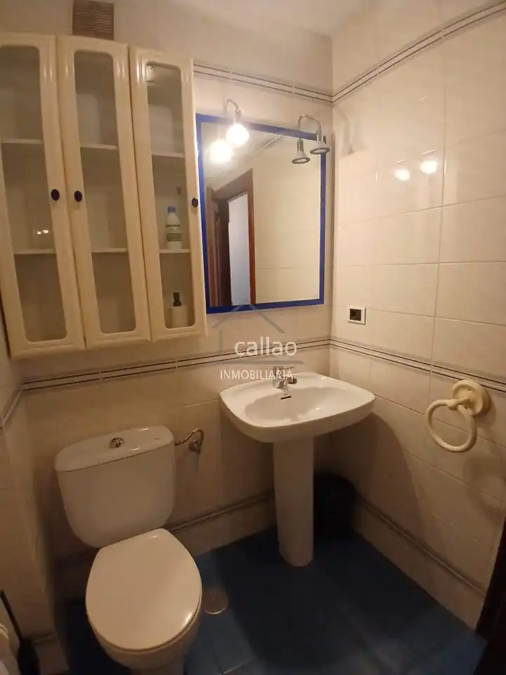 Bathroom of Flat for rent in Ferrol  with Heating, Parquet flooring and Furnished