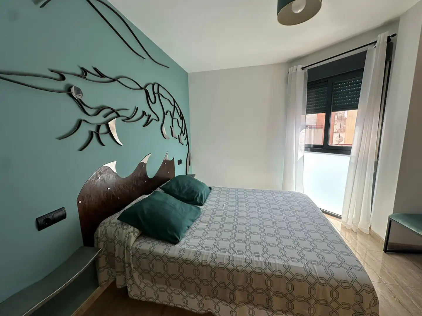 Schlafzimmer von Wohnung zur Miete in Vinaròs mit Klimaanlage, Heizung und Möbliert