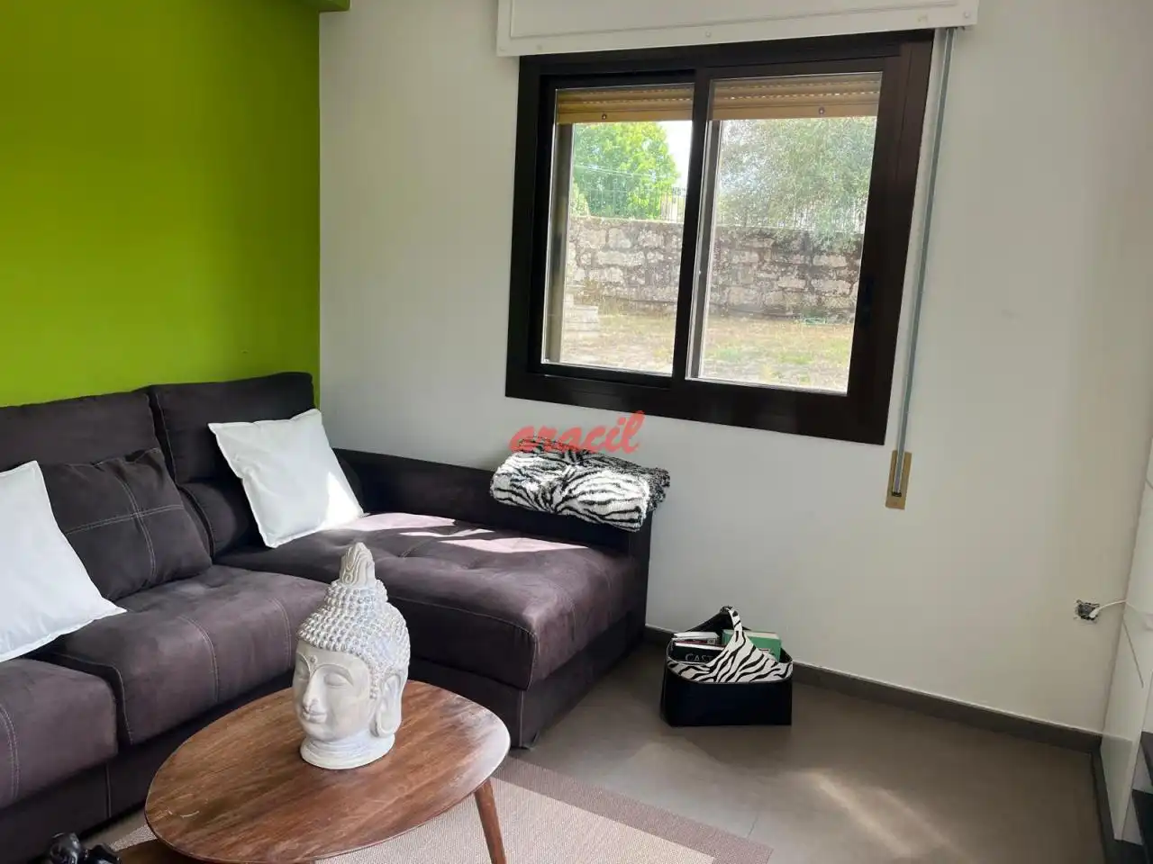 Sala d'estar de Casa o xalet de lloguer en Ourense Capital  amb Calefacció, Jardí privat i Terrassa