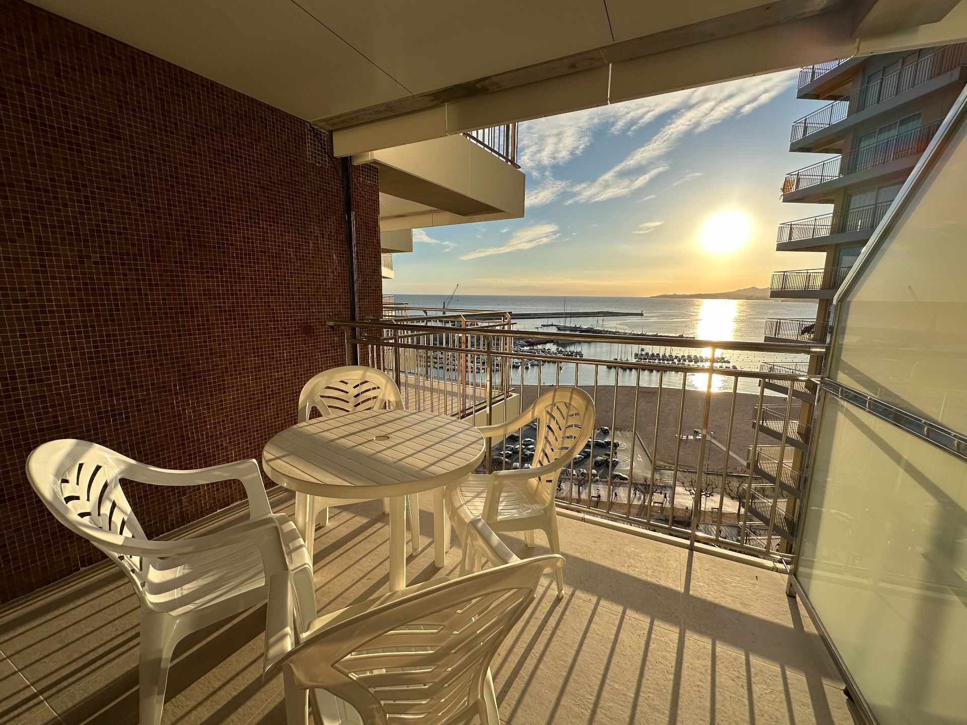 Terrassa de Apartament de lloguer en Palamós amb Terrassa i Moblat