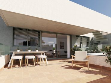 Ático de obra nueva con piscina en venta en Passeig Garbí 59