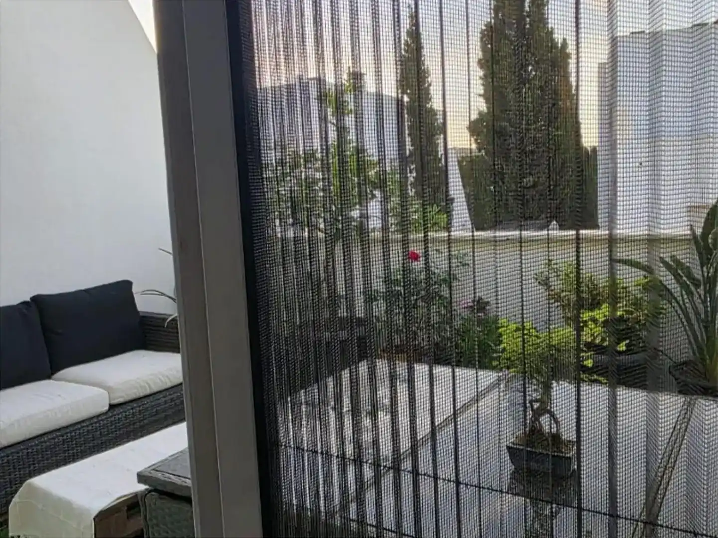 Terrassa de Casa adosada en venda en Santa Eulària des Riu amb Aire condicionat, Piscina i Balcó