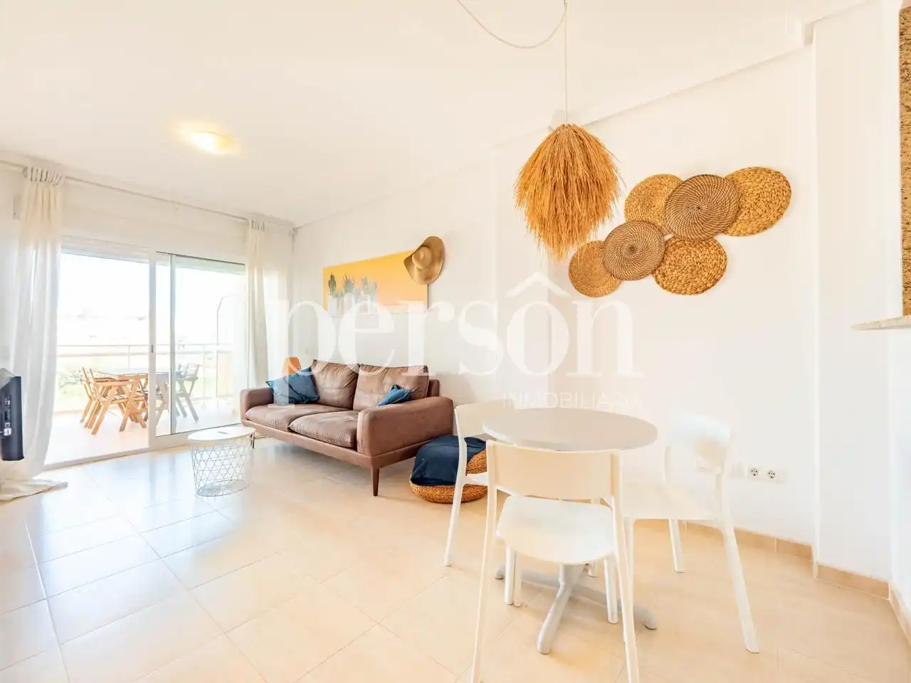 Schlafzimmer von Wohnung zum Verkauf in Moncofa mit Klimaanlage, Heizung und Terrasse