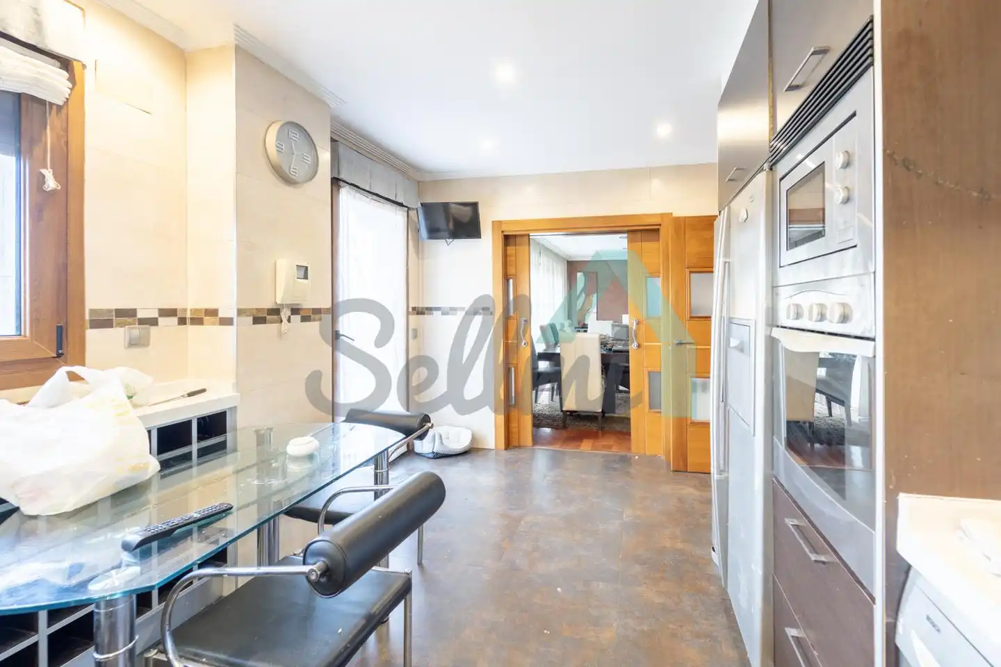 Cocina de Casa o chalet en venta en Oviedo  con Calefacción, Jardín privado y Parquet