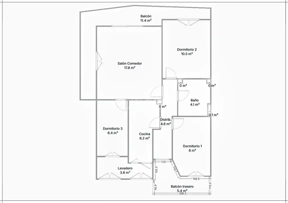 Flat for sale in Sant Adrià de Besòs  with Balcony