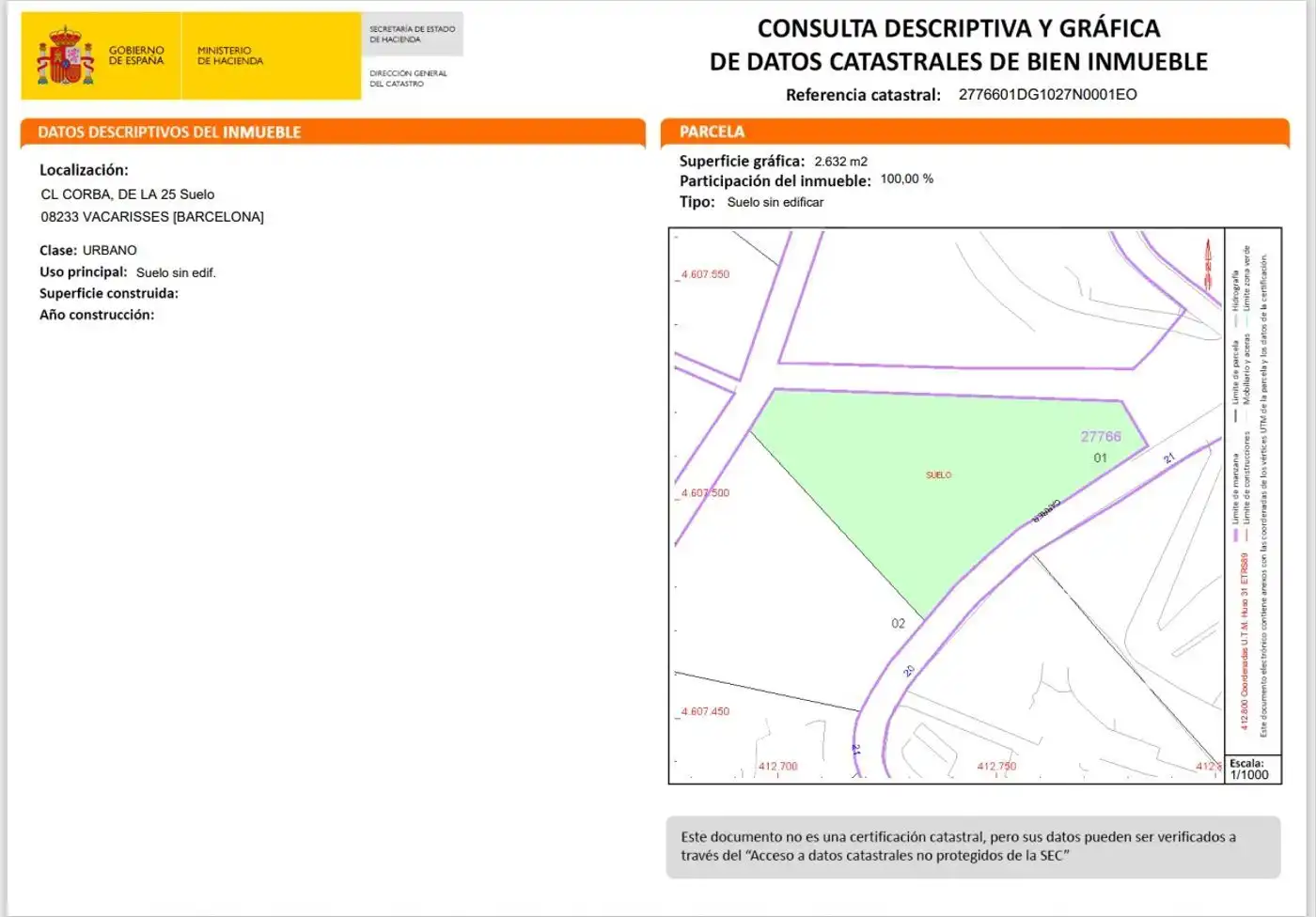 Terreno residencial en venta en Carrer de la Corba 22, imagen 7