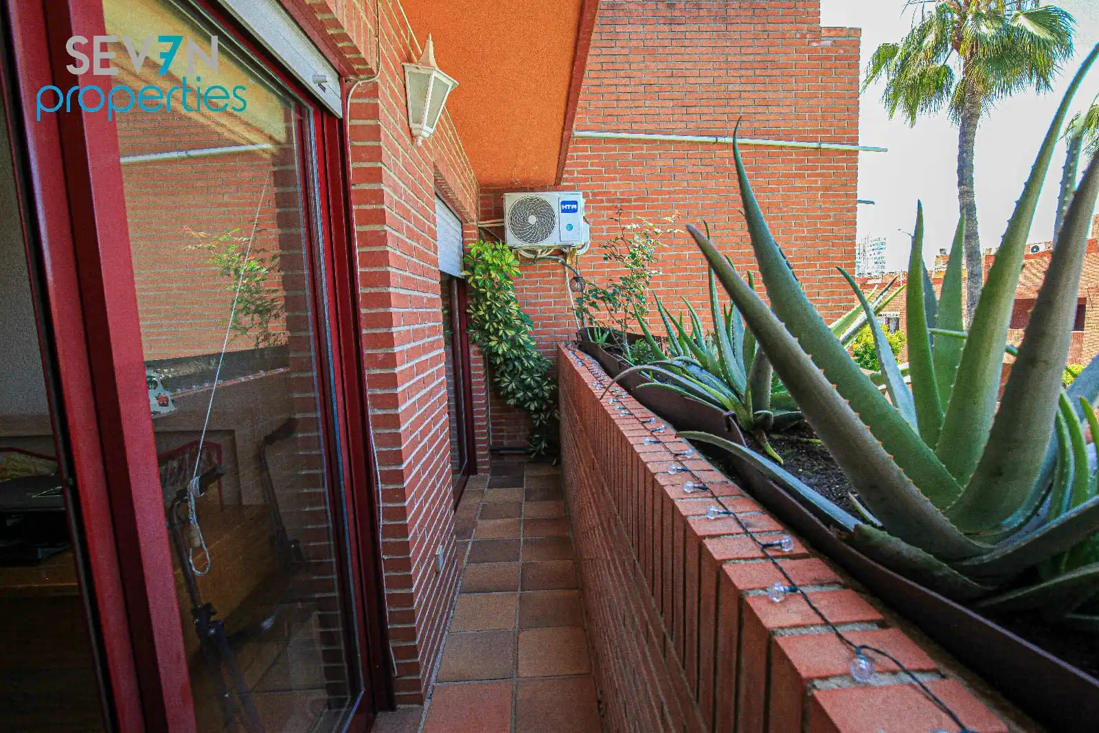 Terraza de Casa adosada en venta en Alicante / Alacant con Aire acondicionado, Calefacción y Piscina