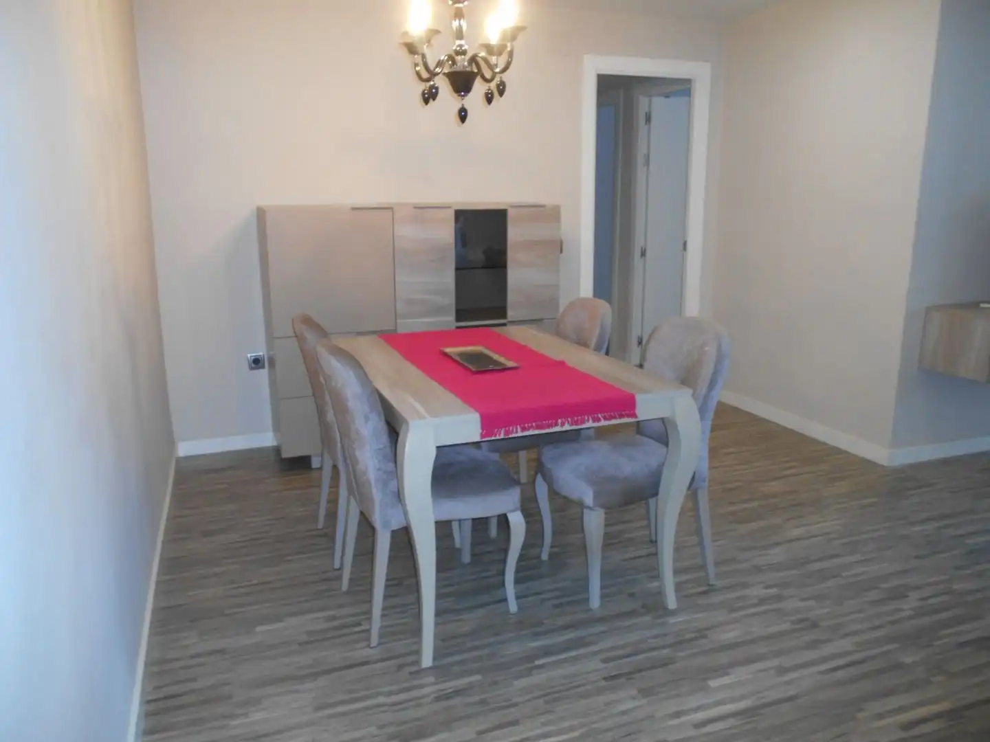 Dining room of Flat for rent in Valencia  with Air Conditioner, Heating and Terrace