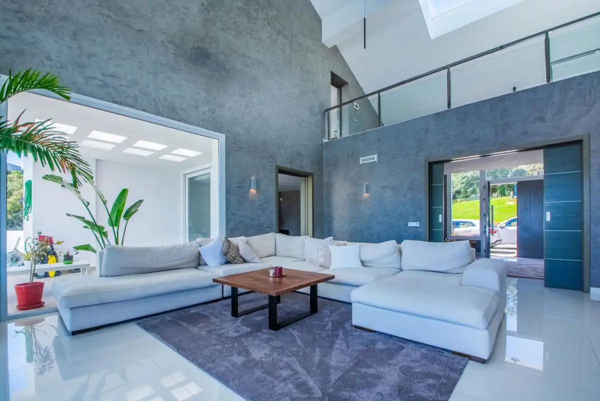 Living room of Houses for rent in Ojén  with Terrace, Storage room and Furnished