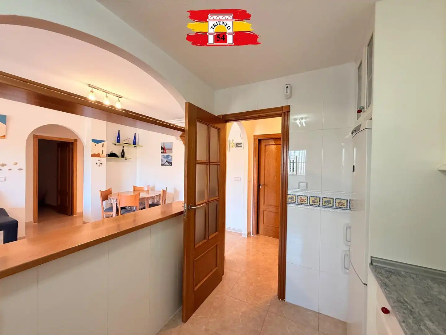 Cocina de Piso en venta en Pilar de la Horadada con Aire acondicionado, Jardín privado y Terraza
