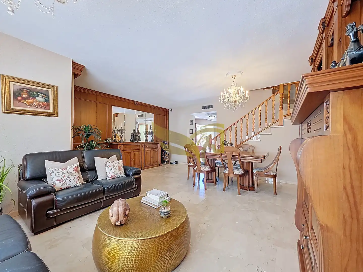 Sala de estar de Casa adosada en venta en Aranjuez con Aire acondicionado, Calefacción y Jardín privado