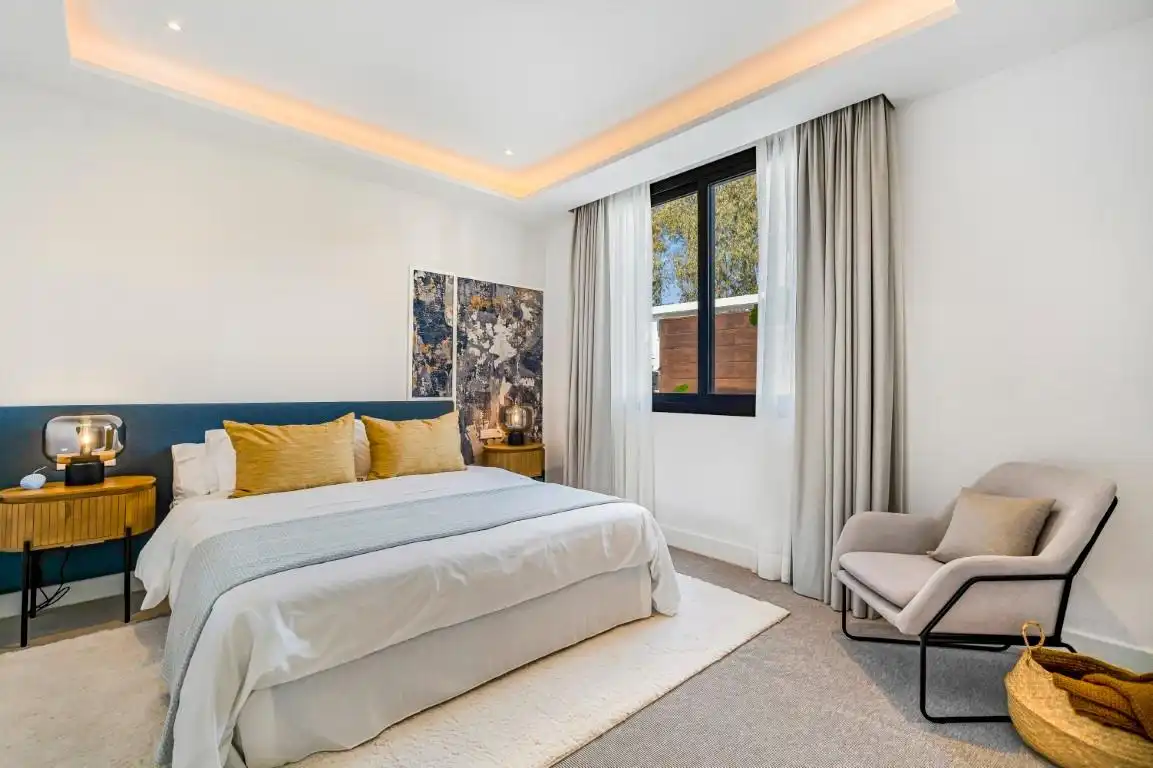 Bedroom of Houses for sale in Marbella  with Air Conditioner, Heating and Private garden