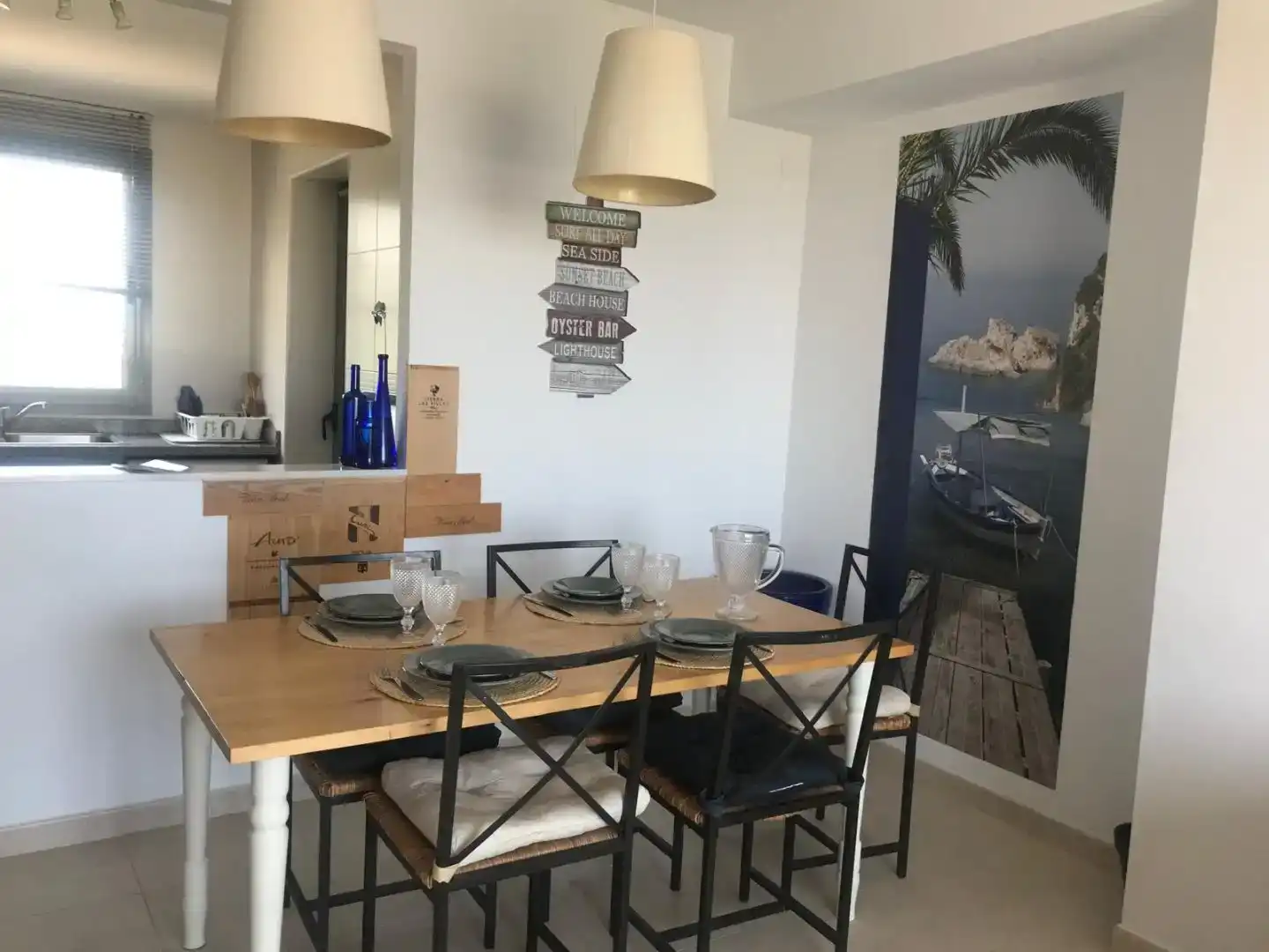 Esszimmer von Wohnung zur Miete in El Verger mit Klimaanlage und Schwimmbad