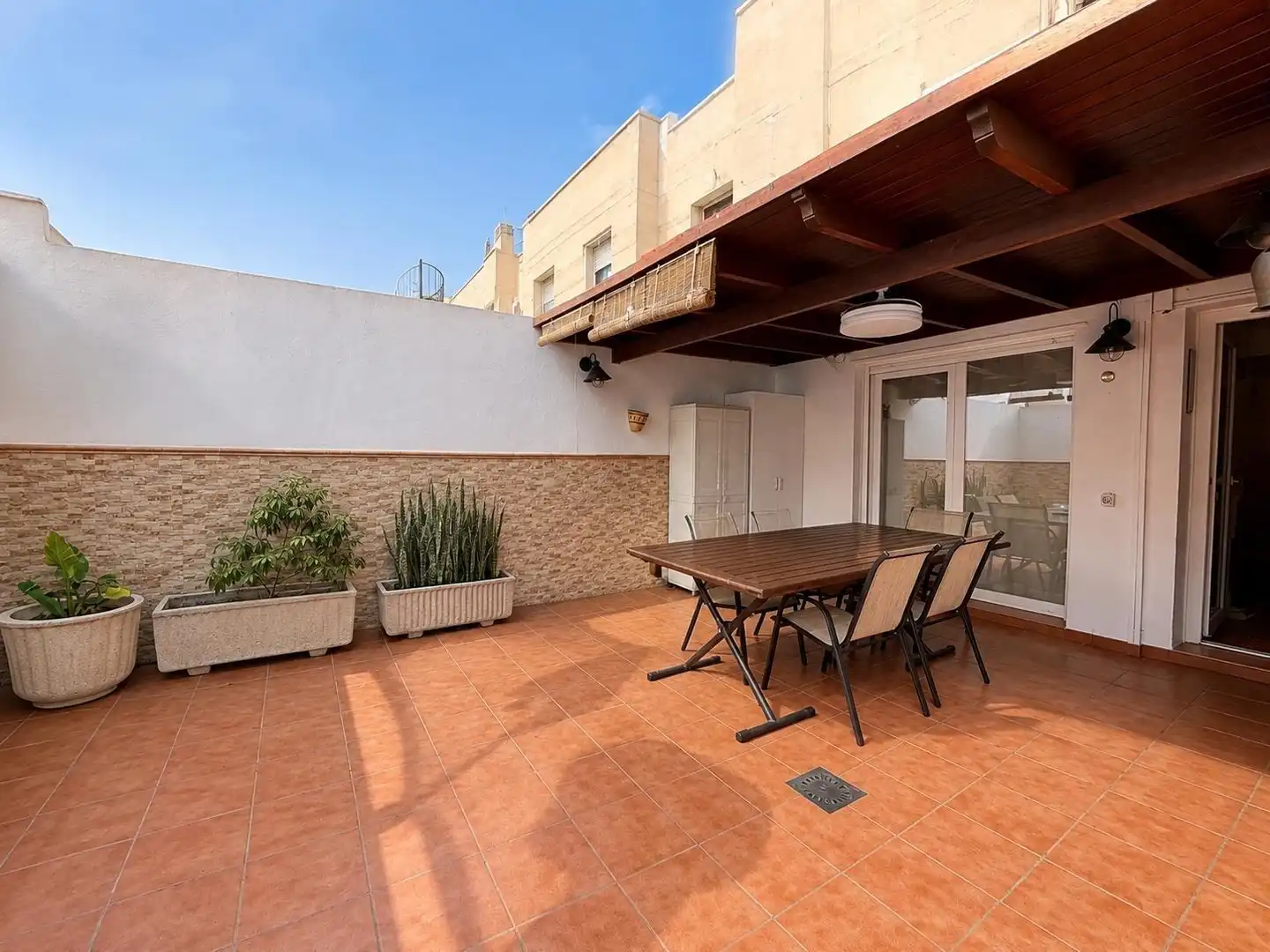 Terrassa de Casa adosada en venda en Huércal de Almería amb Aire condicionat i Calefacció