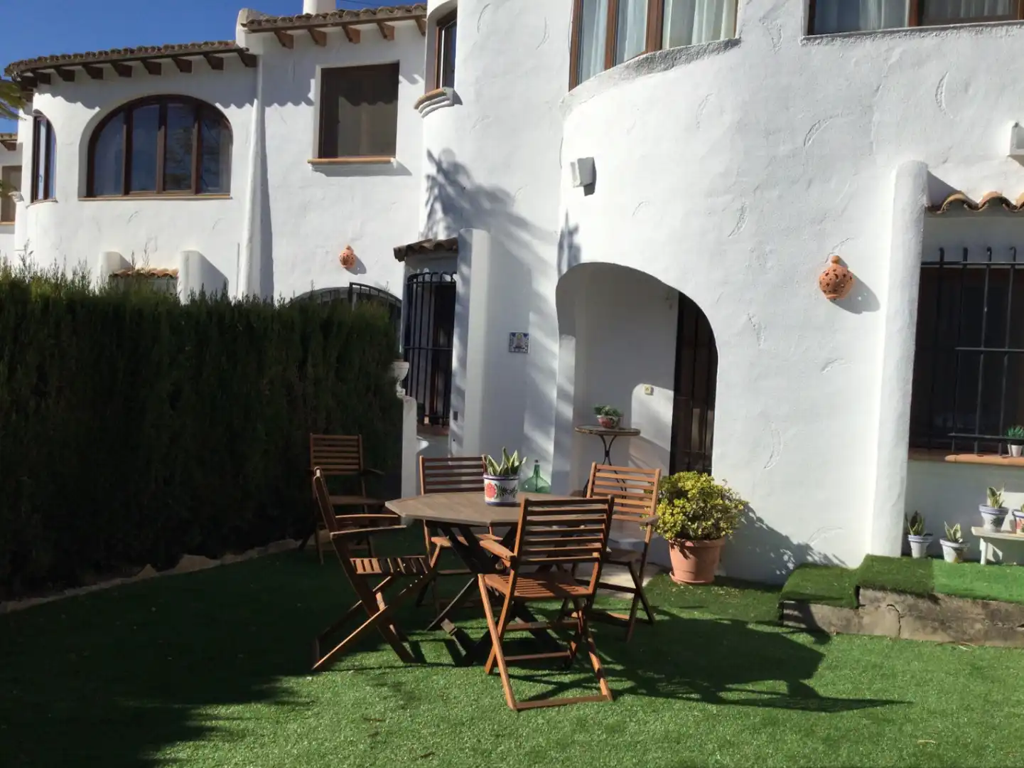 Jardí de Casa o xalet en venda en Calpe / Calp amb Aire condicionat, Calefacció i Terrassa