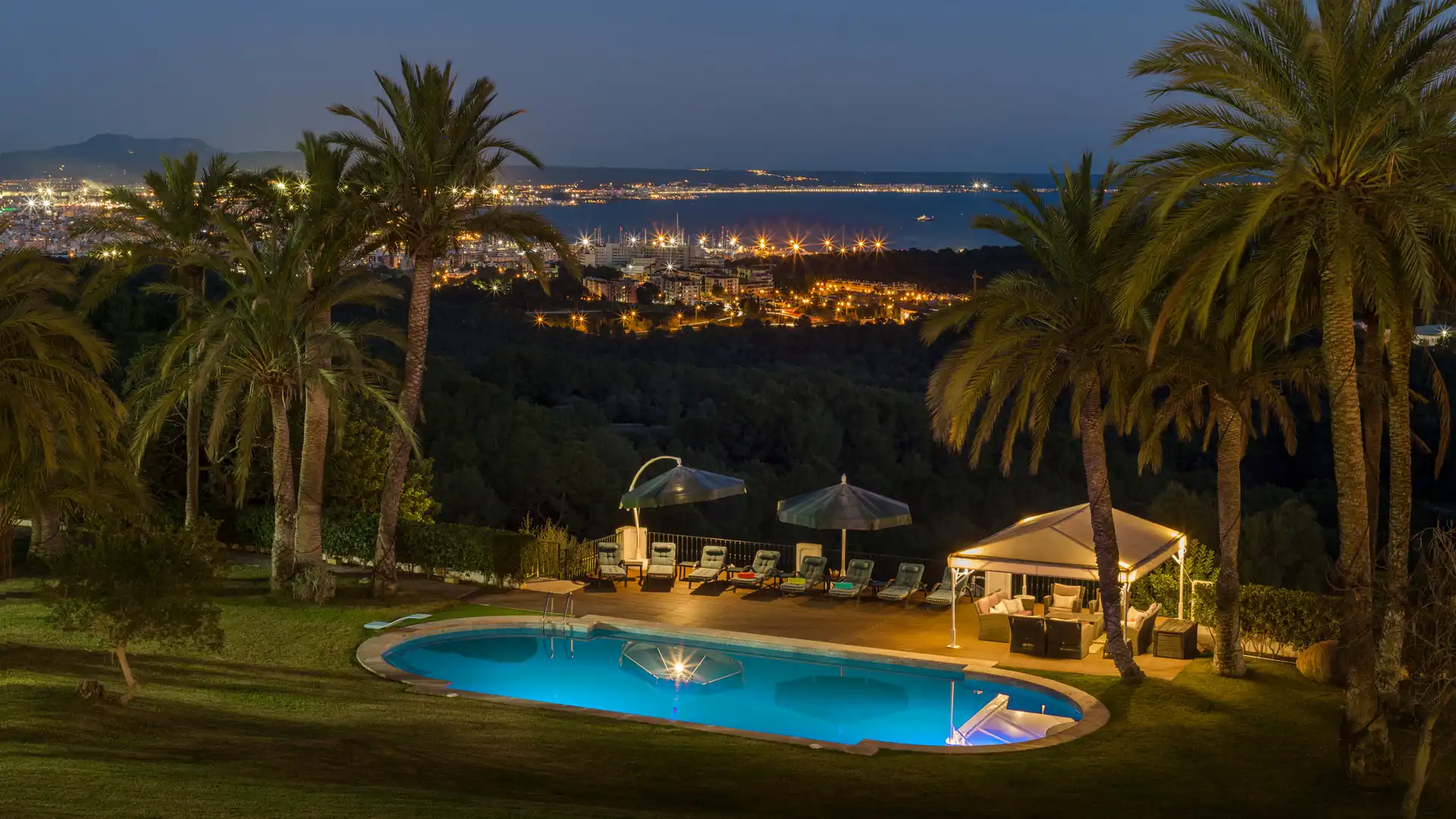 Piscina de Casa o chalet en venta en  Palma de Mallorca con Aire acondicionado, Calefacción y Parquet