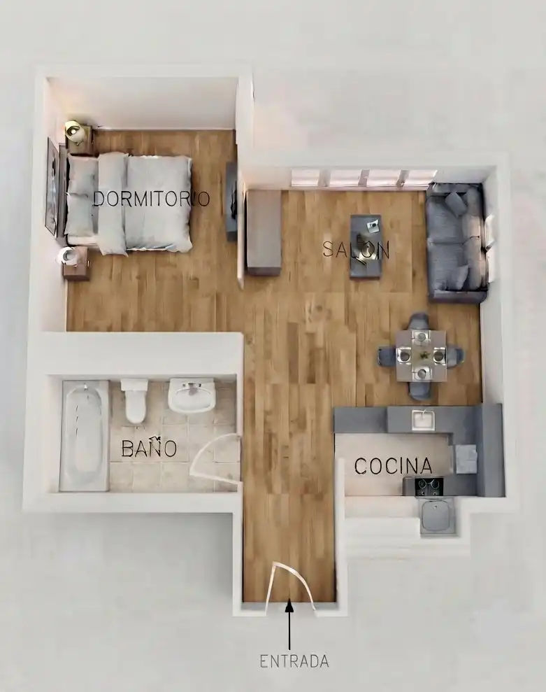 Habitación de Apartamento en venta en Espirdo con Calefacción, Trastero y Amueblado