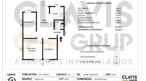 Foto 5 de Pis en venda a Almagro, Les Roquetes, Barcelona