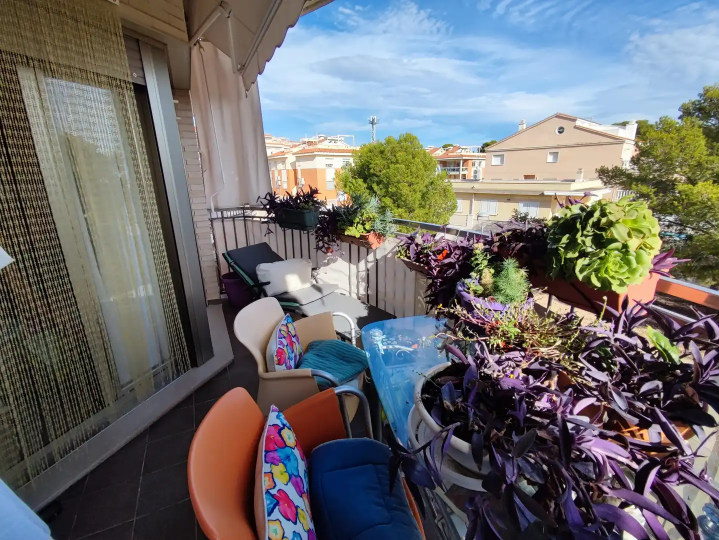 Terrasse von Wohnungen zum Verkauf in Alcanar mit Klimaanlage, Terrasse und Gemeinschaftspool