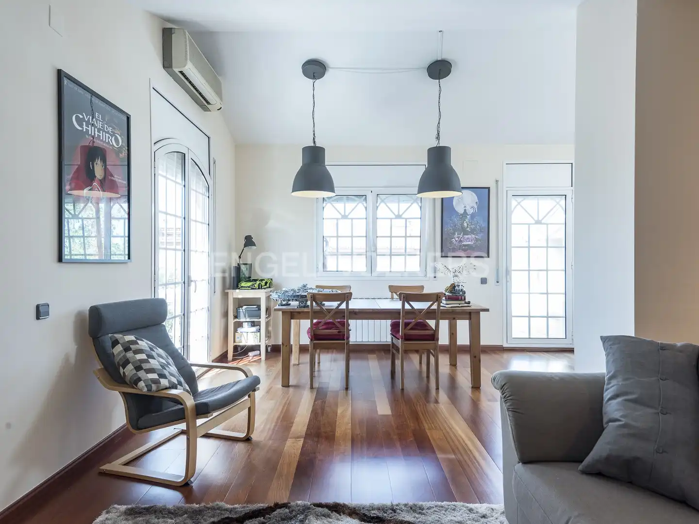Comedor de Casa o chalet de alquiler en Granollers con Aire acondicionado, Calefacción y Jardín privado