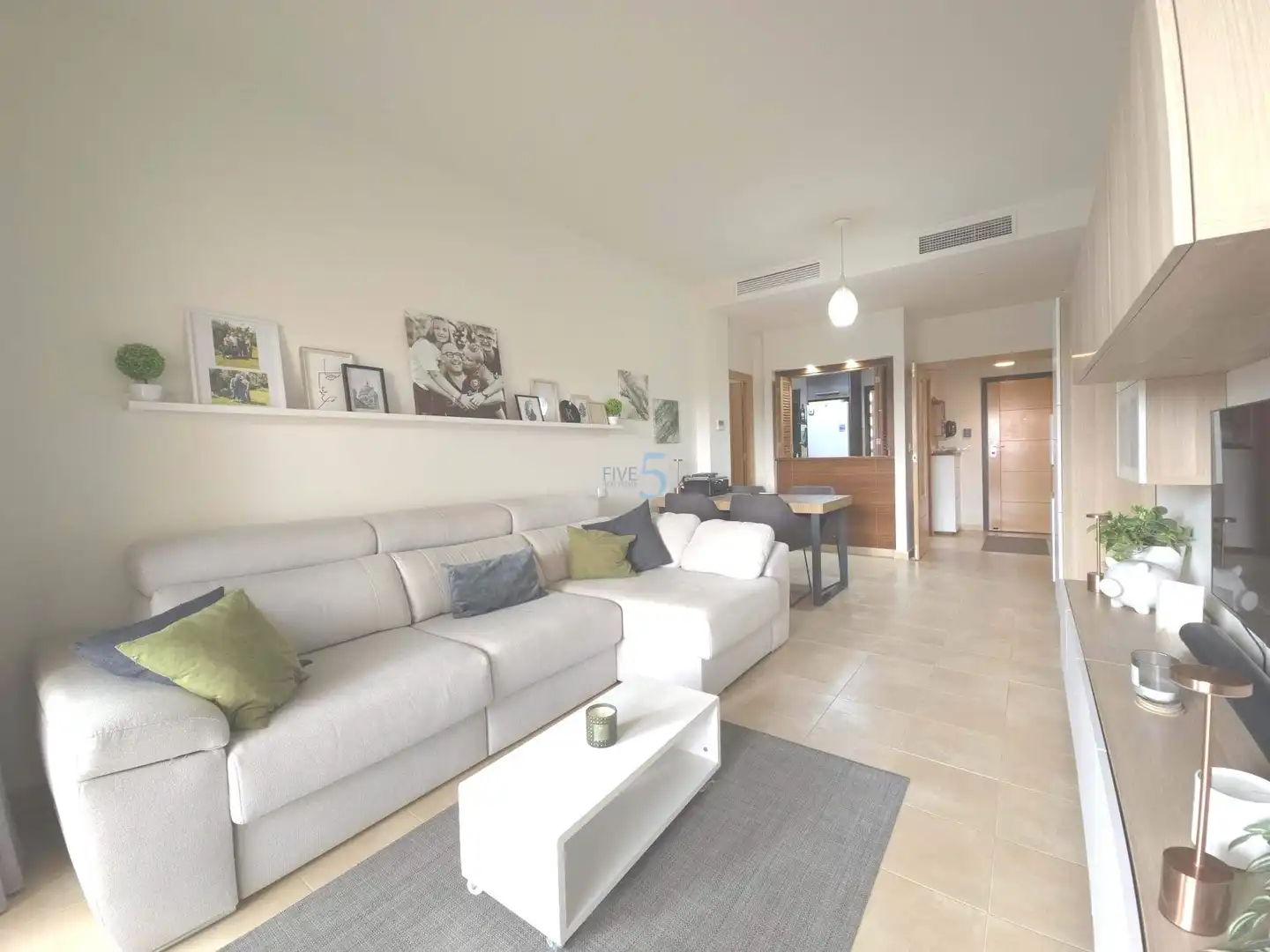 Living room of Flat for sale in Fuente Álamo de Murcia  with Air Conditioner, Heating and Terrace
