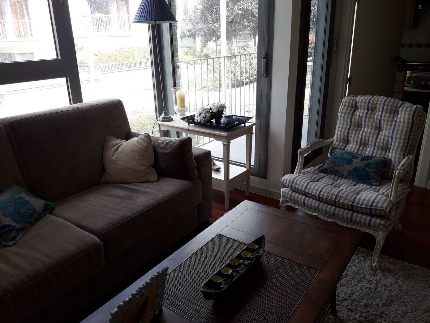 Living room of Flat for sale in Sabiñánigo  with Heating, Parquet flooring and Terrace
