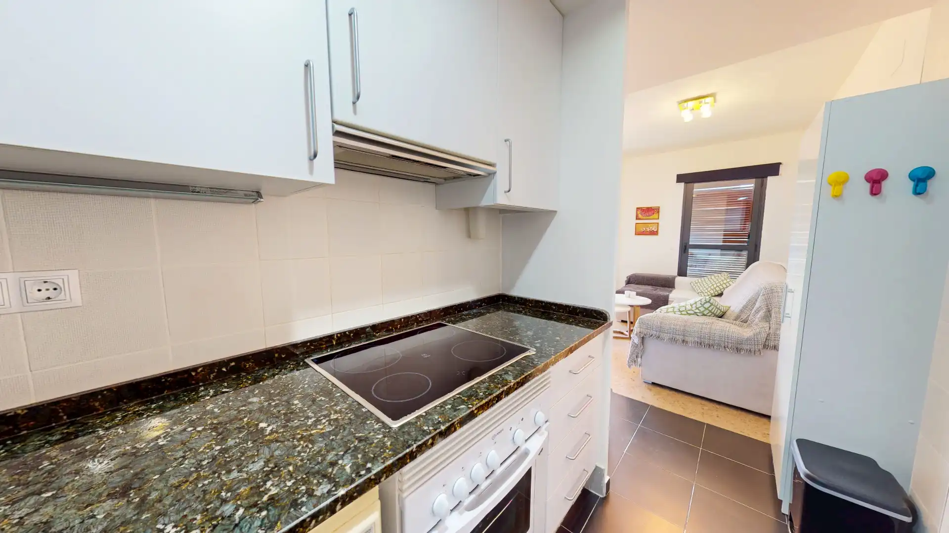 Cocina de Apartamento de alquiler en Alcalá de la Selva con Calefacción, Terraza y Amueblado
