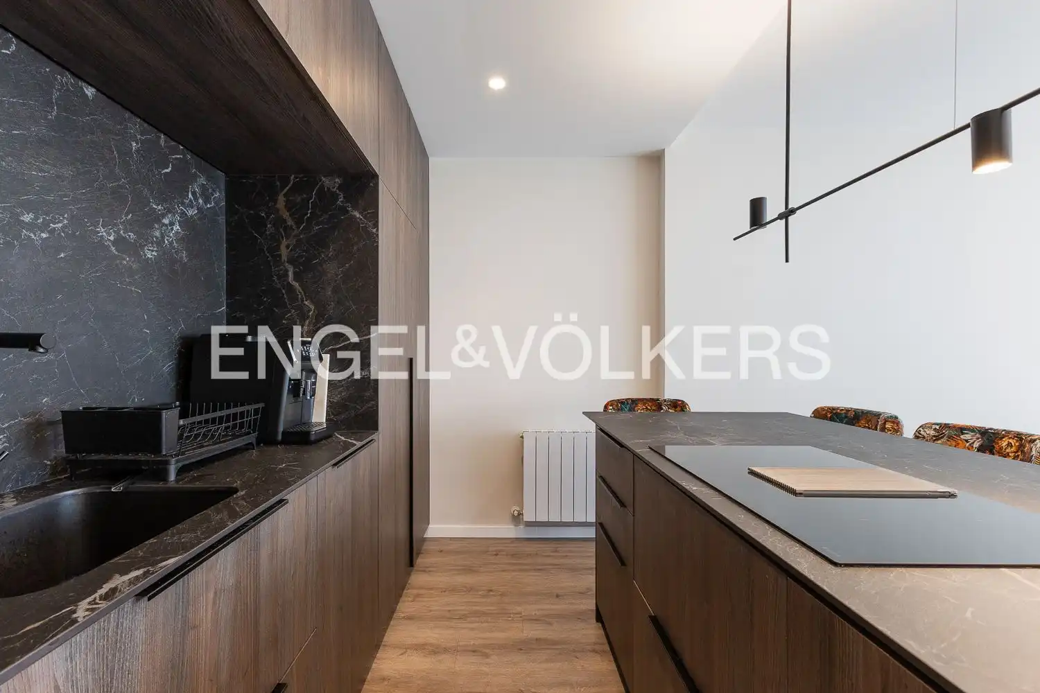 Küche von Wohnung zum Verkauf in Valencia mit Klimaanlage, Heizung und Terrasse