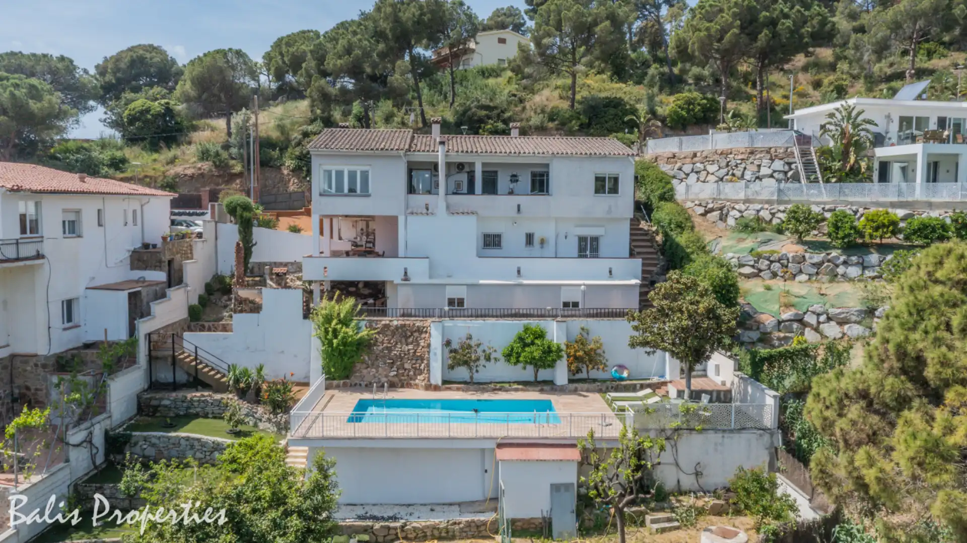 Vista exterior de Casa o chalet en venta en Cabrils con Aire acondicionado, Calefacción y Jardín privado