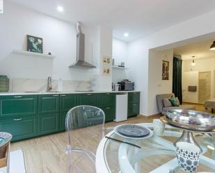 Kitchen of Study to rent in Aigües  with Air Conditioner, Heating and Private garden