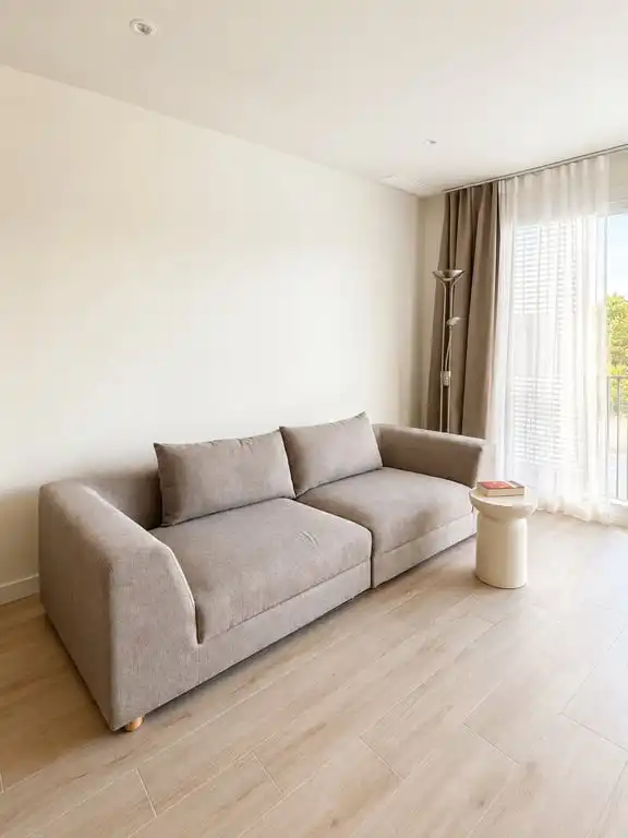 Sala de estar de Apartamento en venta en Jávea / Xàbia con Aire acondicionado, Jardín privado y Terraza