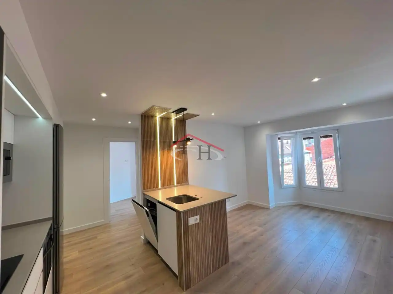 Cocina de Apartamento en venta en León Capital  con Calefacción y Parquet