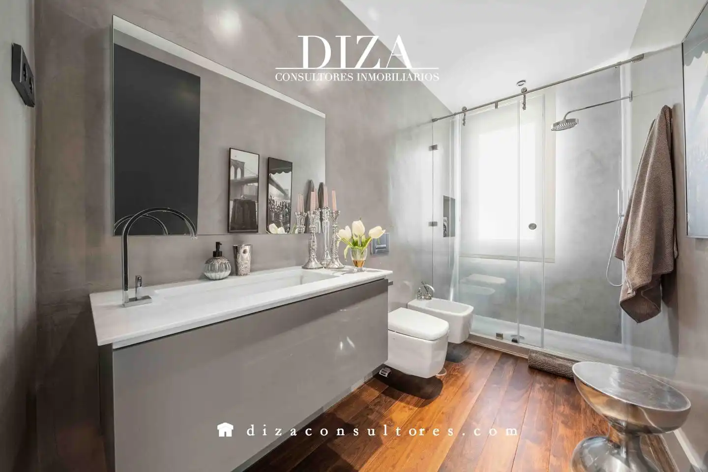 Baño de Casa o chalet en venta en Boadilla del Monte con Aire acondicionado, Calefacción y Jardín privado