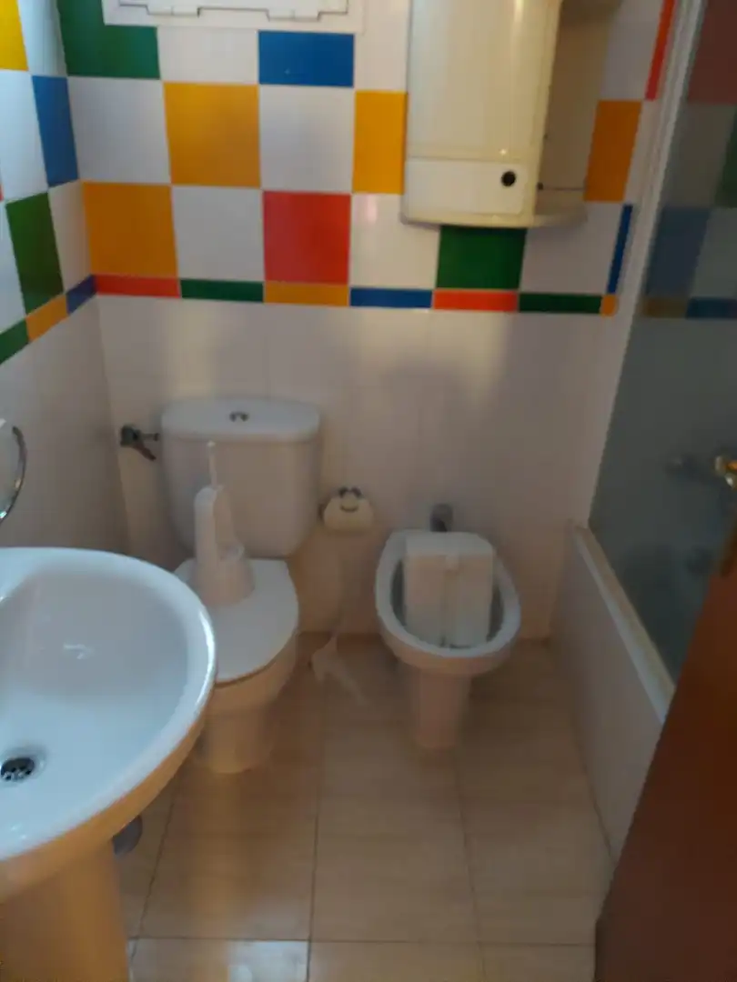 Bathroom of Flat for sale in La Antilla  with Terrace, Furnished and Washing machine