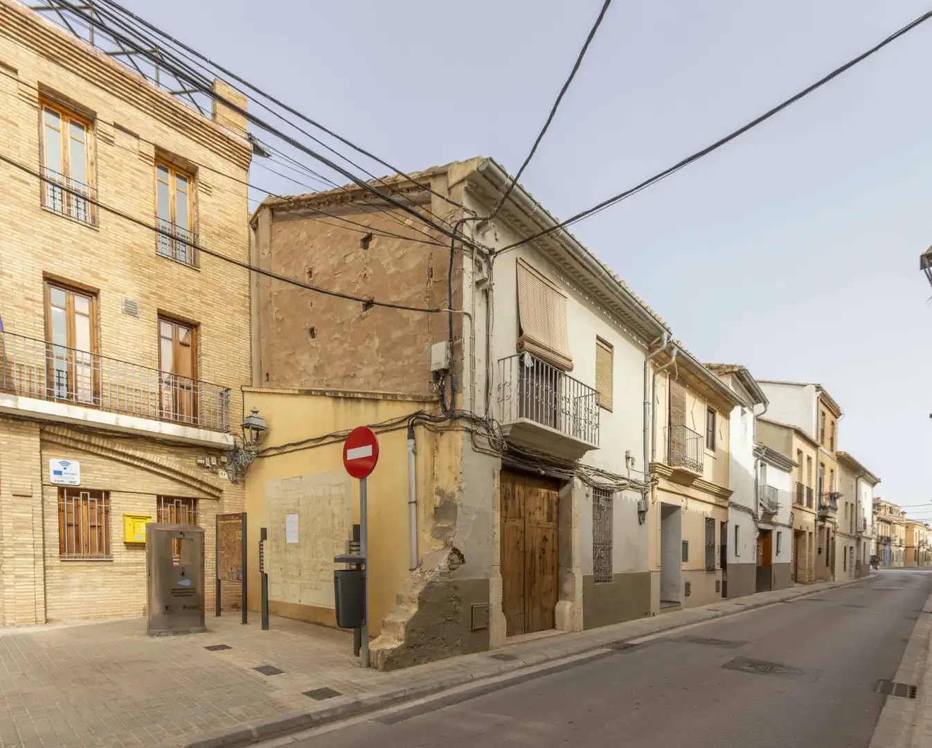 Vista exterior de Casa adosada en venta en Valencia con Terraza