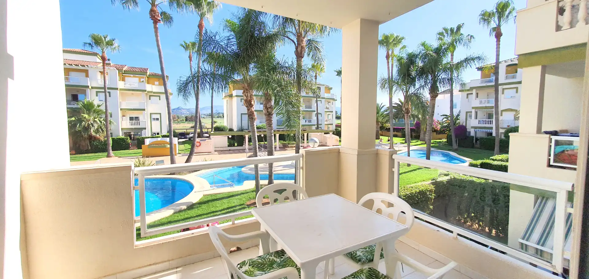 Terraza de Apartamento de alquiler en Dénia con Aire acondicionado, Calefacción y Terraza