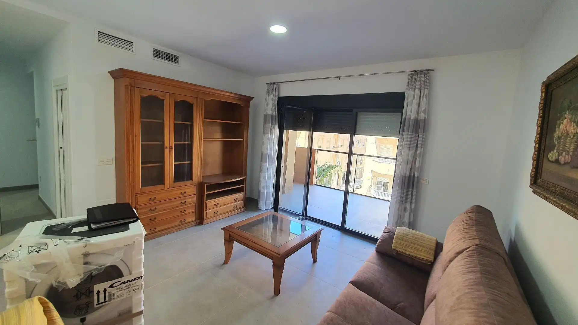 Wohnzimmer von Wohnung zur Miete in Adra mit Klimaanlage und Möbliert