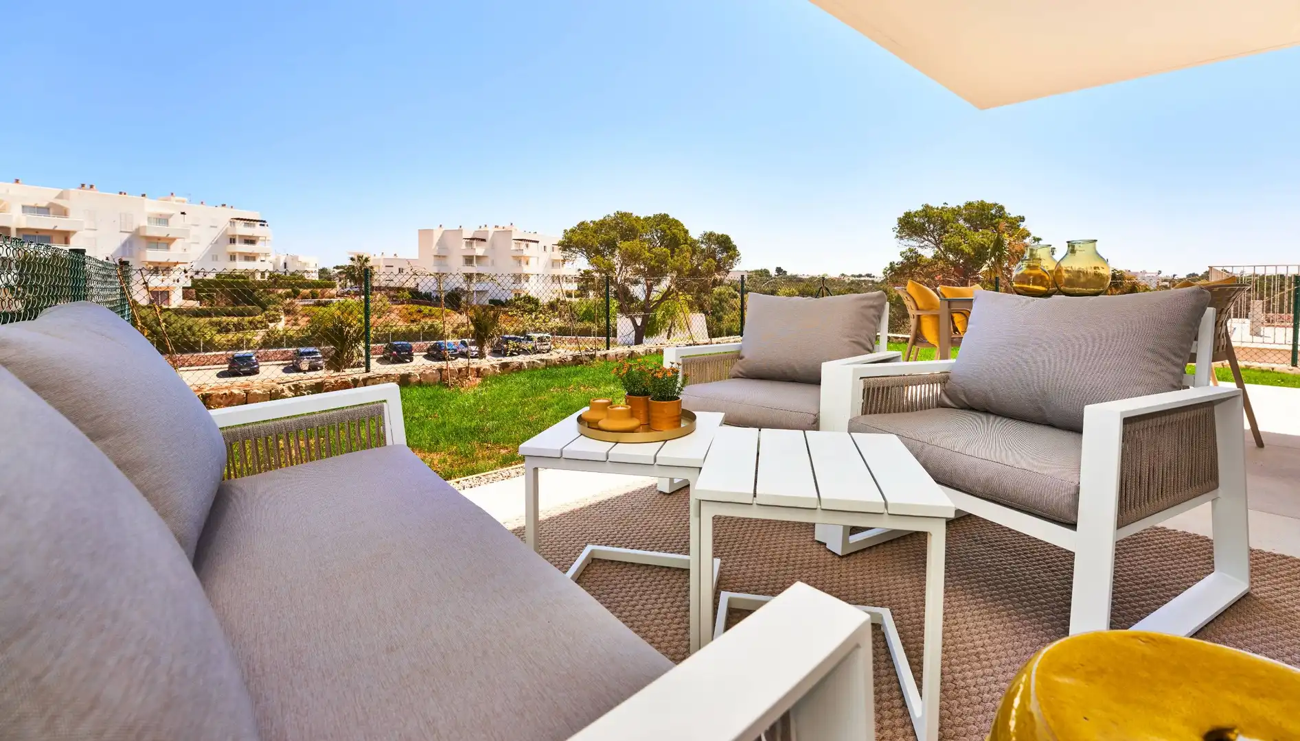 Terraza de Apartamento en venta en Santanyí con Aire acondicionado, Calefacción y Jardín privado