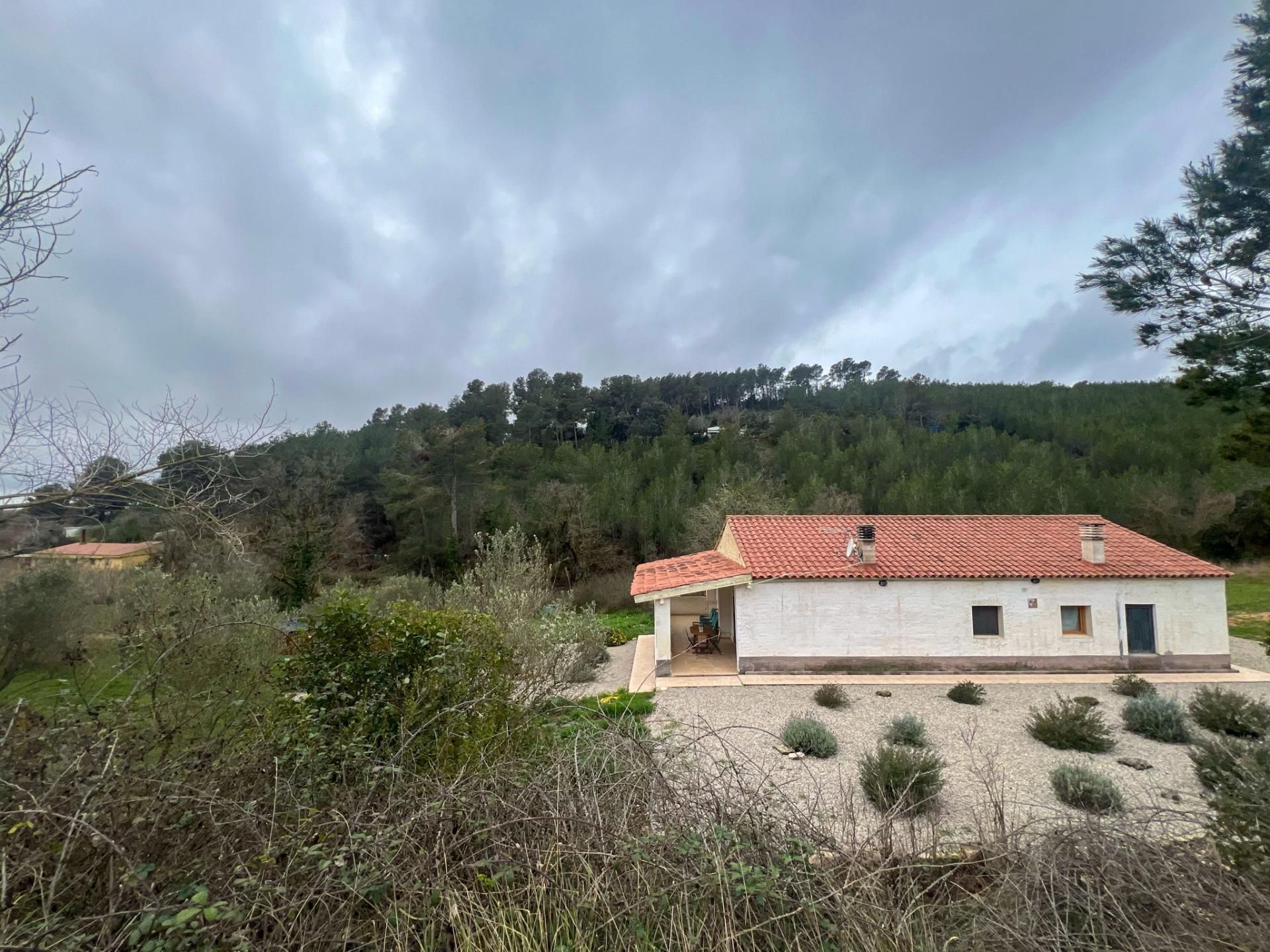 Vista exterior de Casa o xalet en venda en Torrelles de Foix amb Calefacció, Jardí privat i Terrassa