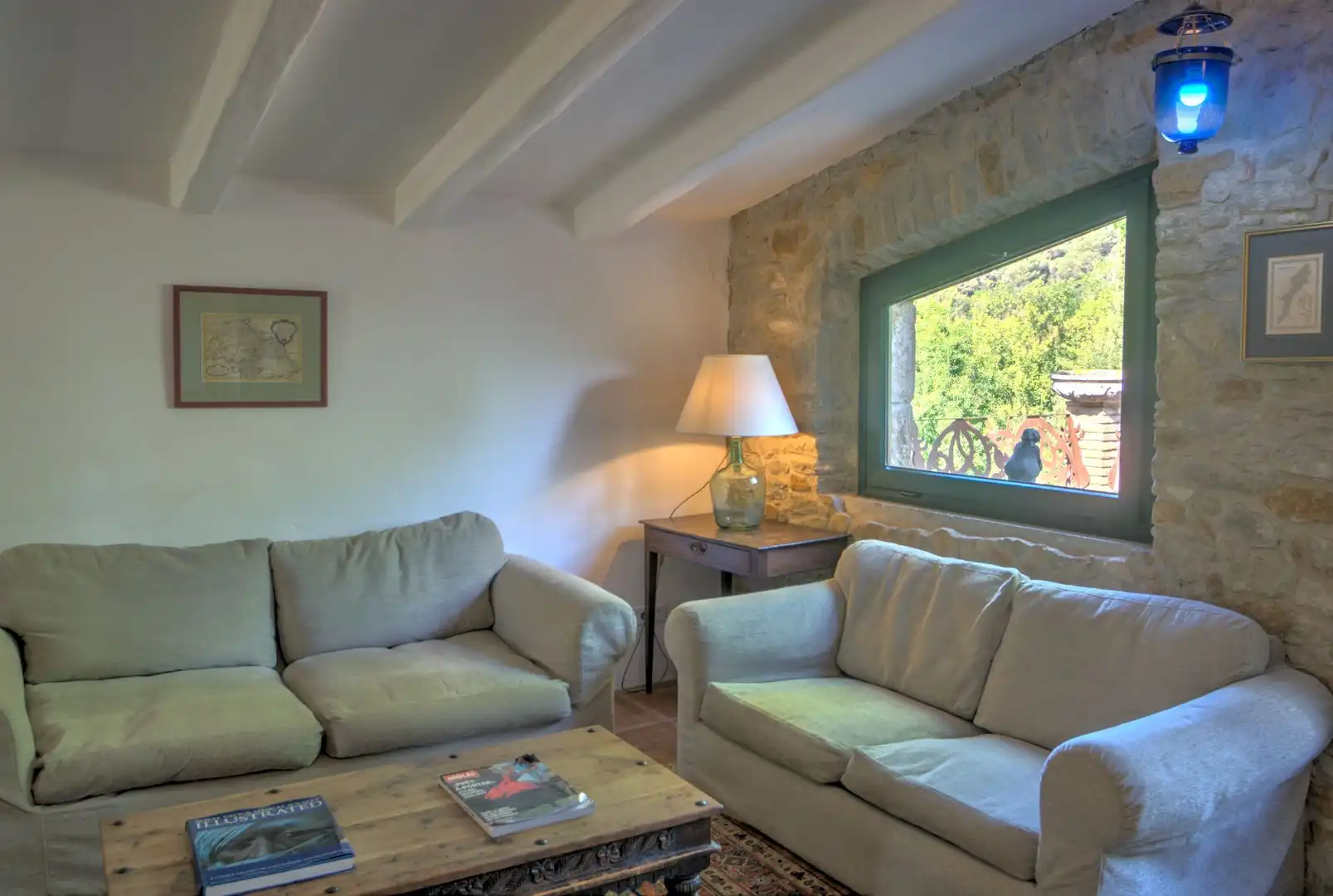 Sala d'estar de Finca rústica en venda en Madremanya amb Calefacció, Jardí privat i Piscina