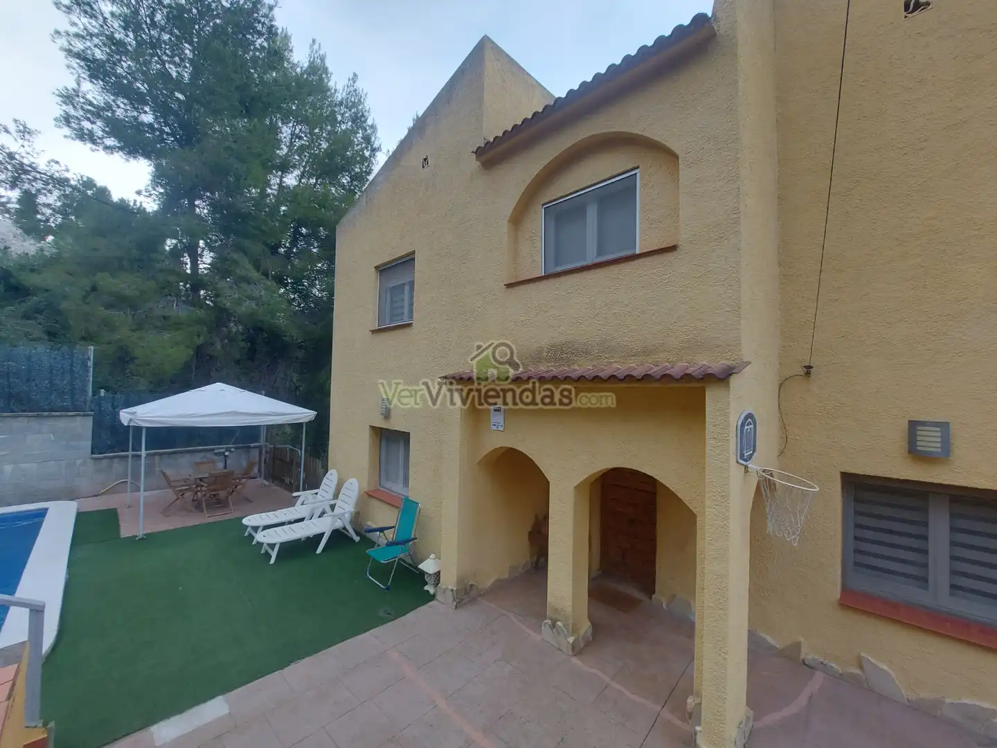 Jardín de Casa o chalet en venta en Vallirana con Calefacción, Jardín privado y Terraza